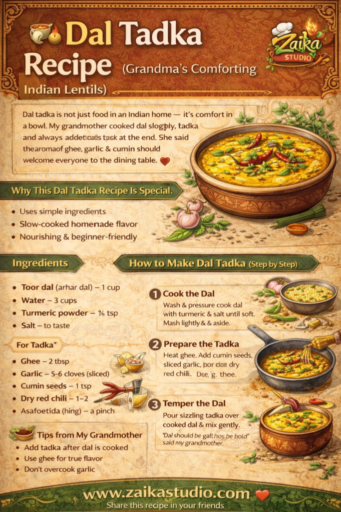 Dal Tadka Recipe